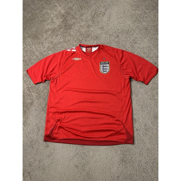 Vintage Mens Jersey 2006 UMBRO ENGLAND TEAM AWAY MODEL, Y2K Soccer Size XL - Picture 1 of 11
